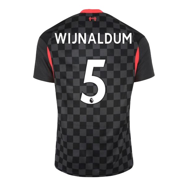 Trikot Liverpool NO.5 Wijnaldum Ausweich 2020-21 Schwarz Fussballtrikots Günstig